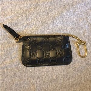 Black Leather Gucci ®️ Card Holder